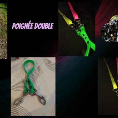 Montage poignee double